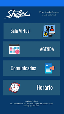 Imagem mostrando o modelo de agenda virtual no Canva